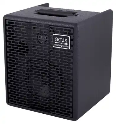 Seulement Aujourd'hui DISCONTINUE Acus One 5 black - Ampli guitare électro-acoustique 50w Bi-amplifié