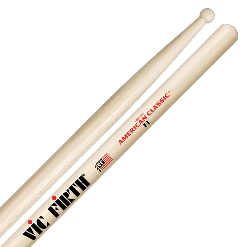 Vic Firth baguettes de batterie american classic hickory F1 Expédition Rapide
