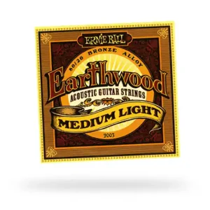 Ernie Ball 2003 - Cordes acoustiques Earthwood 12-54 Seulement Aujourd'hui