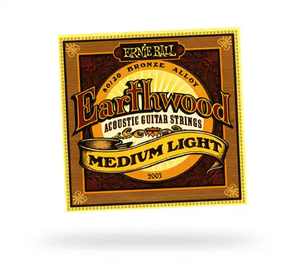 Ernie Ball 2003 - Cordes acoustiques Earthwood 12-54 Seulement Aujourd'hui