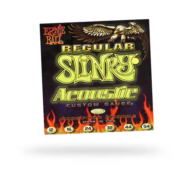 Quantité Limitée Ernie Ball 2146 - Cordes Acoustiques Slinky Phosphore 12-54