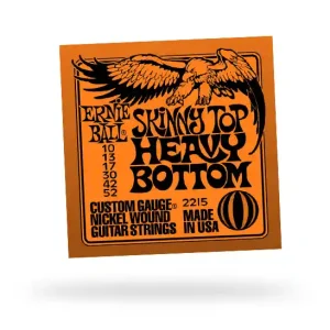 Ernie Ball 2215 - Cordes électriques Slinky 10-52 Commander Vite