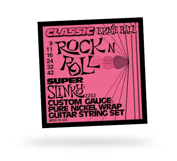 Offre Spéciale Ernie Ball 2253 - Cordes électriques Classic Slinky 09-42