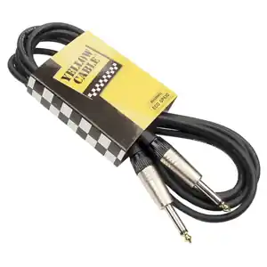 Offre Du Jour Yellow Cable GP63D - Cordon guitare Profile 6mm (jack/jack 3m)