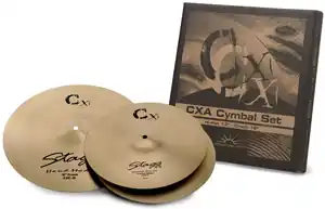 Offre Du Jour DISCONTINUE Stagg CXA Set - Cymbales Brass