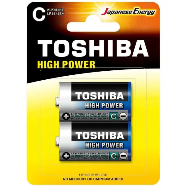 ToshibaPile LR14 (Lot de 2) Dernier Modèle