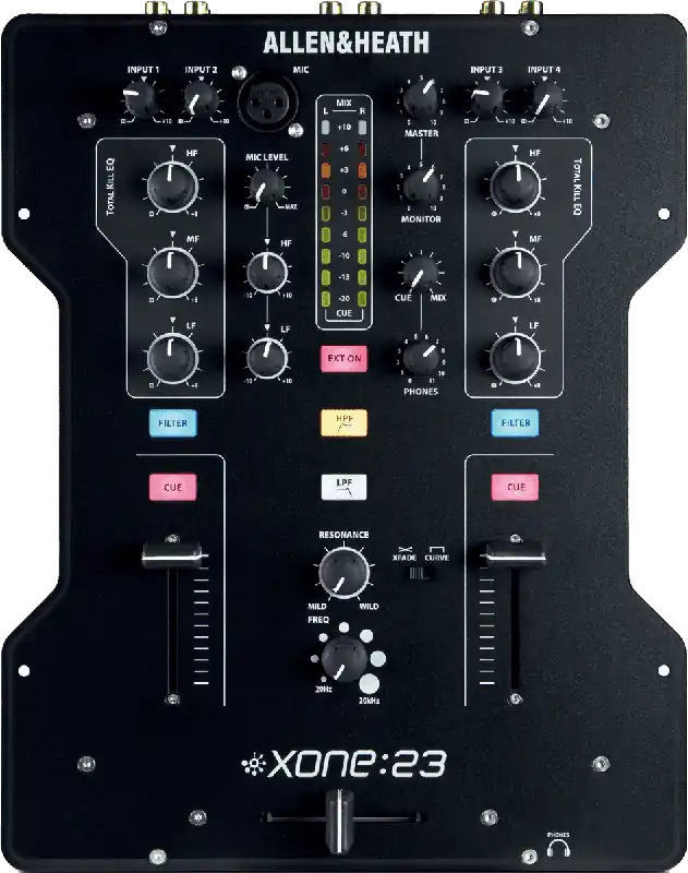 Petit Prix Allen & Heath XONE 23 Console Club - 2 voies stéréo, 2 out stéréo