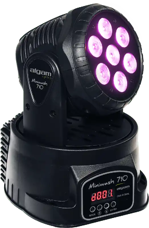 Marque Algam Lighting MINIWASH710 Lyre Wash 7 x 10W RGBW