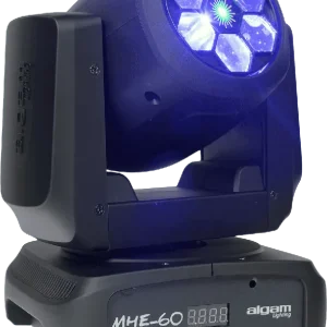 Promotion Saisonnière Algam Lighting MHE60 Lyre WASH LED 6 x 15W RGBW + laser vert 200mw