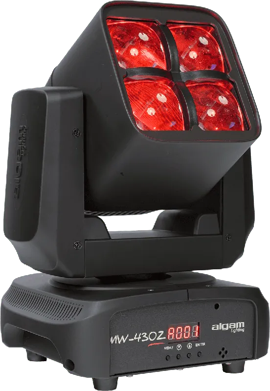 Expédition Rapide Algam Lighting MW430ZOOM Lyre Wash 4 x 30W RGBW avec Zoom