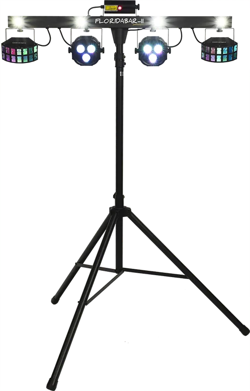 Acheter Direct Algam Lighting FLORIDABAR-II Projecteurs à LED 4-en-1 sur pied