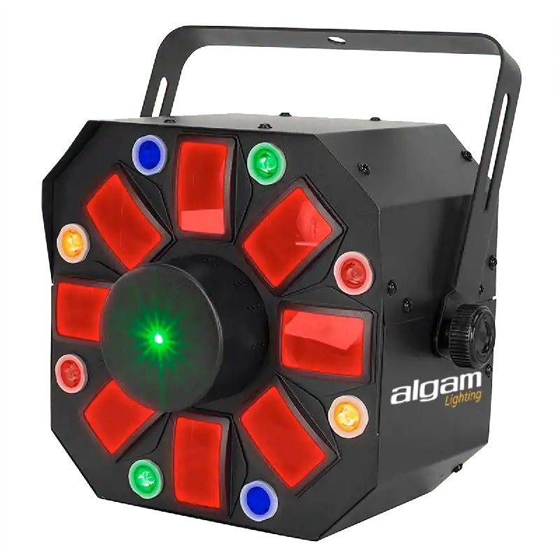 Algam Lighting PHEBUS2 Combo 3-en-1 derby, stroboscope ou wash, laser Authentique