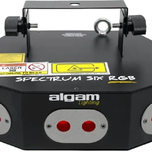 Algam Lighting SPECTRUMSIXRGB Laser d‘animation 6 faisceaux 260mW RGB Nouveauté
