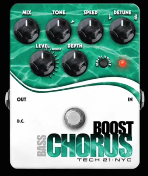 Commander Maintenant Tech21 BASS BOOST CHORUS