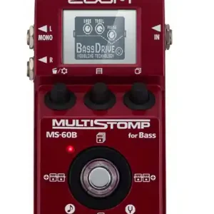 Prix Choc Zoom MS60B - Pédale multi-effets pour basse