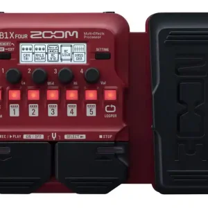 Zoom B1X FOUR - Multieffet avec pédale d‘expression Commander Maintenant