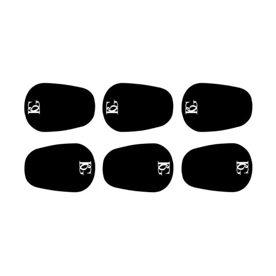 BG A10L - Pastilles protège bec grand modèle noir 0.8 mm (par 6) Prix Cassé