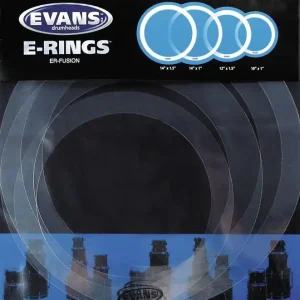 Offre Exclusive DISCONTINUE Evans ER-STANDARD - Pack E-Rings standard 12‘‘ 13‘‘ 14‘‘ 16‘‘