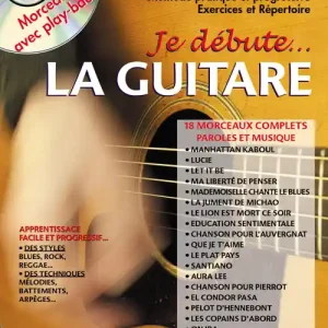 Promotion Saisonnière DISCONTINUE Hit Diffusion METHODE PEDAGOGIQUE JE DEBUTE La guitare