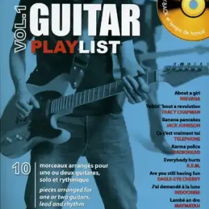 Marque Hit Diffusion PARTITION GUITAR PLAYLIST VOLUME 1 NIRVANA RADIO HEAD....