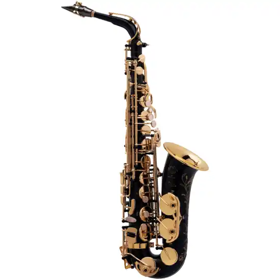 Selmer Super Action 80 série II noir gravé - Saxophone alto professionnel avec étui et bec complet Dernier Modèle