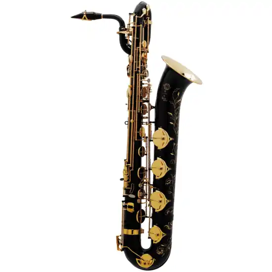 Selmer Super Action 80 série II noir gravé - Saxophone baryton avec étui et bec complet Nouvelle Collection