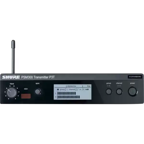 Commander Vite ShurePSM300 P3TE Emetteur