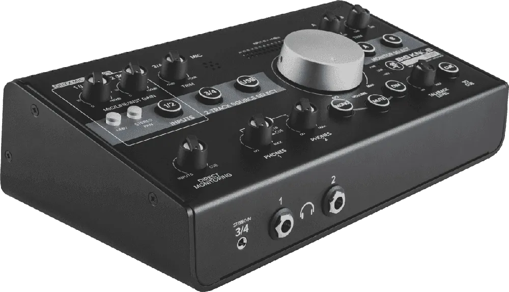 Meilleur Choix Mackie BIGKNOB-STUDIO USB 3 in 2 out 24 bit/96 kHz