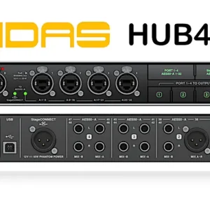 Midas HUB4 centre du système de monitoring personnel 16 canaux Authentique