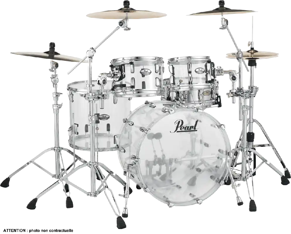 Pearl Drums Batterie Crystal Beat Ultra Clear 22 4 FUTS Prix Choc