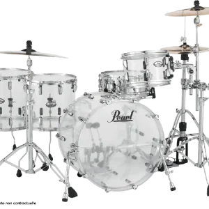 Quantité Limitée Pearl Drums Batterie Crystal Beat Ultra Clear 22 4 FUTS