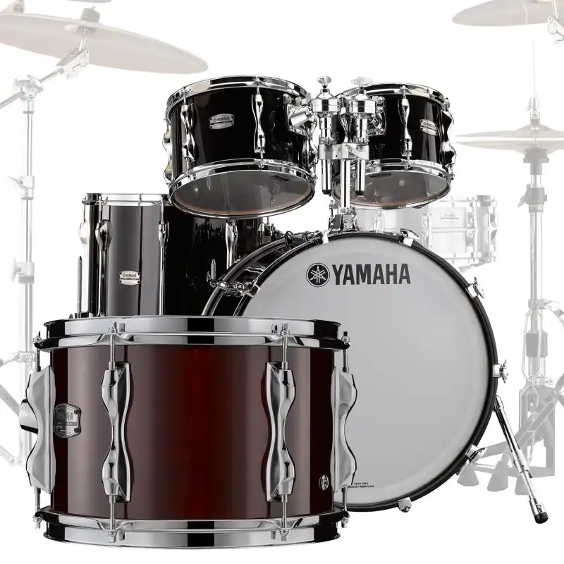 Certifié YAMAHA RECORDING CUSTOM ROCK 22‘‘/4Fûts CLASSIC WALNUT