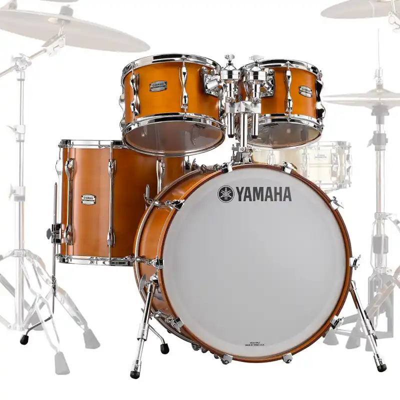 Meilleure Vente YAMAHA RECORDIN CUSTOM ROCK 22‘‘/4Fûts REAL WOOD