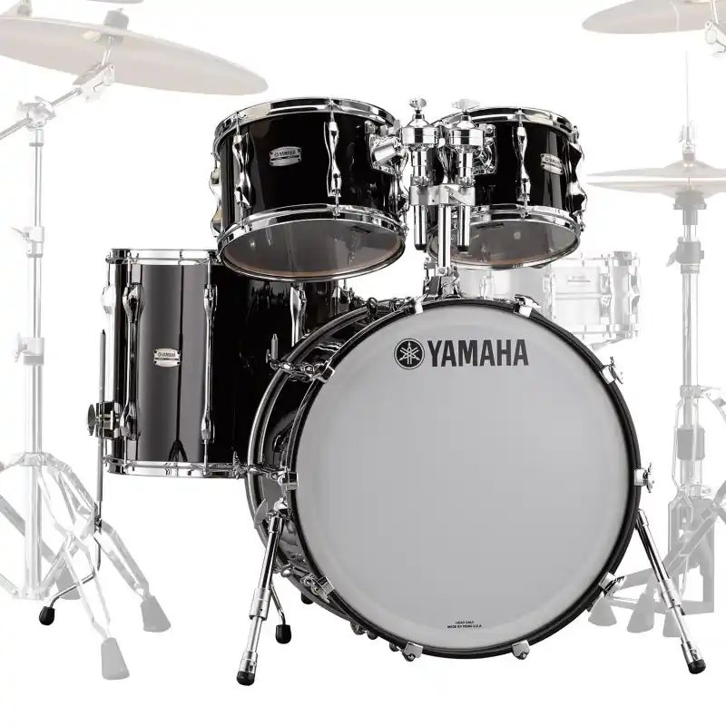 YAMAHA RECORDING CUSTOM JAZZ 18‘‘/4Fûts SOLID BLACK Satisfait Ou Remboursé