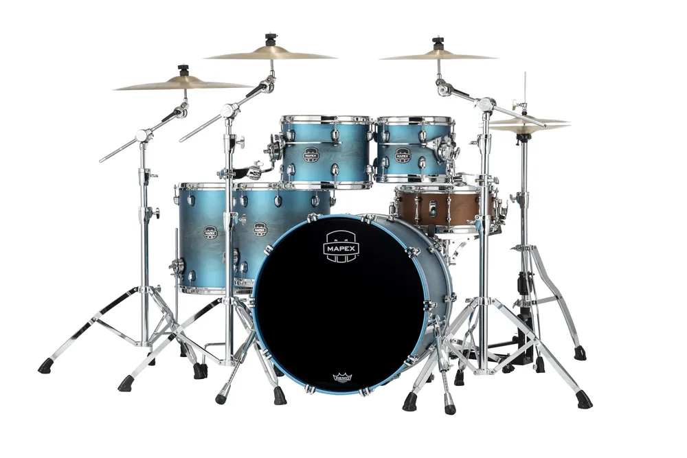 Mapex SATURN EVOLUTION STUDIO 22‘‘/5Fûts EXOTIC AZUR BURST Réduction