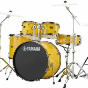 YAMAHA RYDEEN FUSION 20‘‘/5Fûts YELLOW YELLOW + HARDWARE Commander Vite