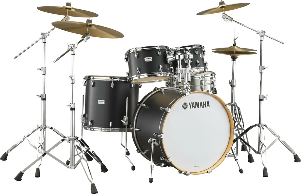 YAMAHA TOUR CUSTOM ROCK 22‘‘/4fûts LICORICE SATIN Meilleure Vente