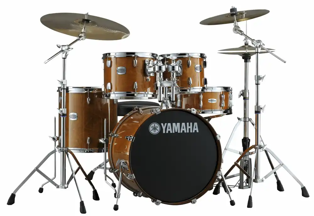 Promotion YAMAHA STAGE CUSTOM FUSION 20‘‘/5Fûts HONEY AMBER SANS ACCESSOIRES