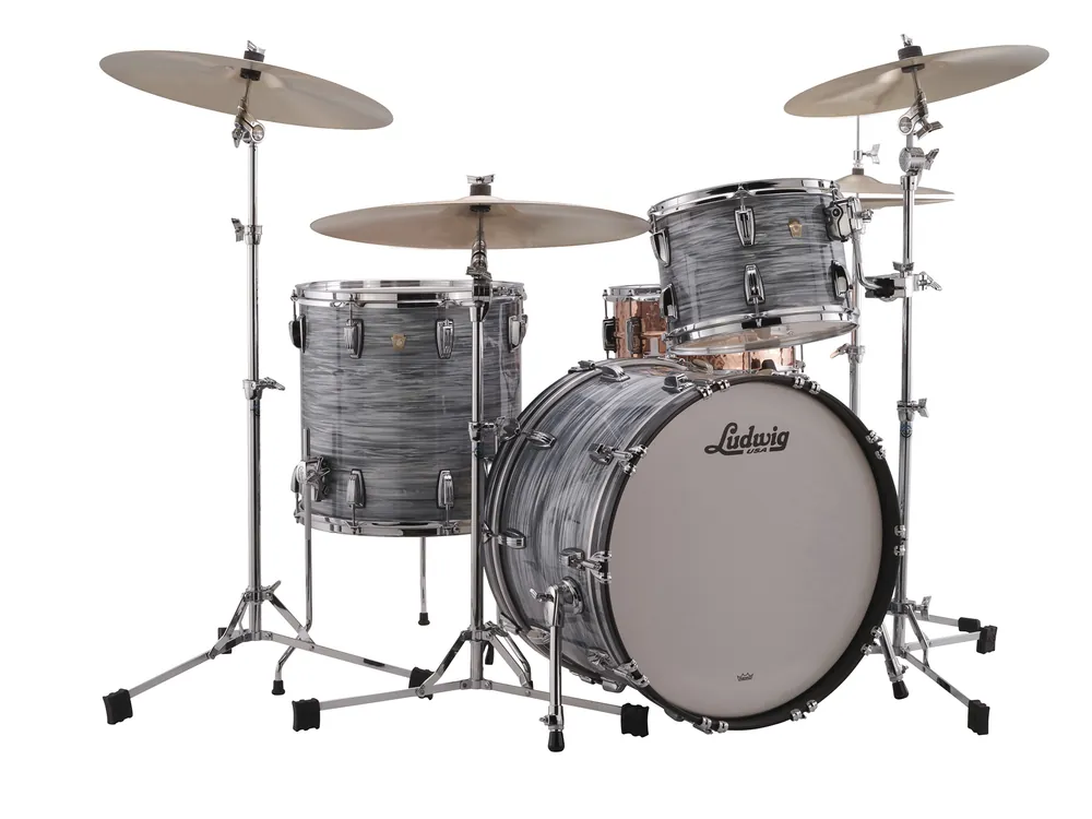 Achat Immédiat Ludwig CLASSIC MAPLE 22‘‘/3Fûts BLUE OYSTER