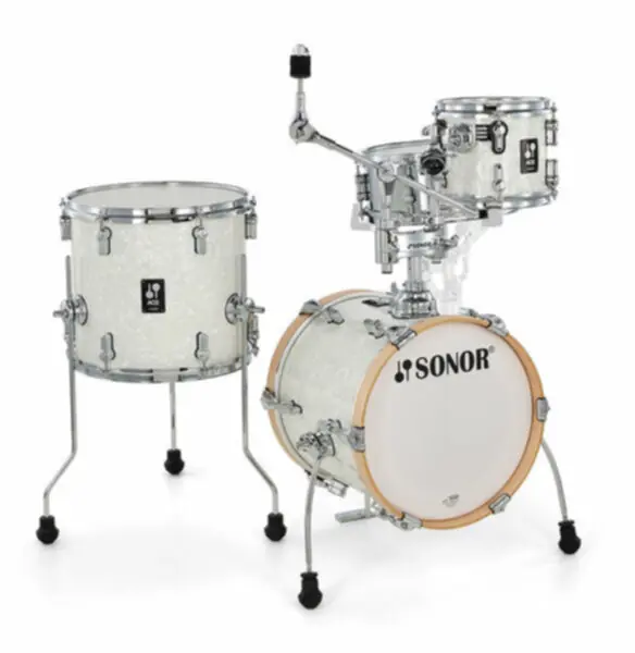 Haute Qualité Sonor AQ2 MARTINI 14"/4PCS WHITE MARINE PEARL