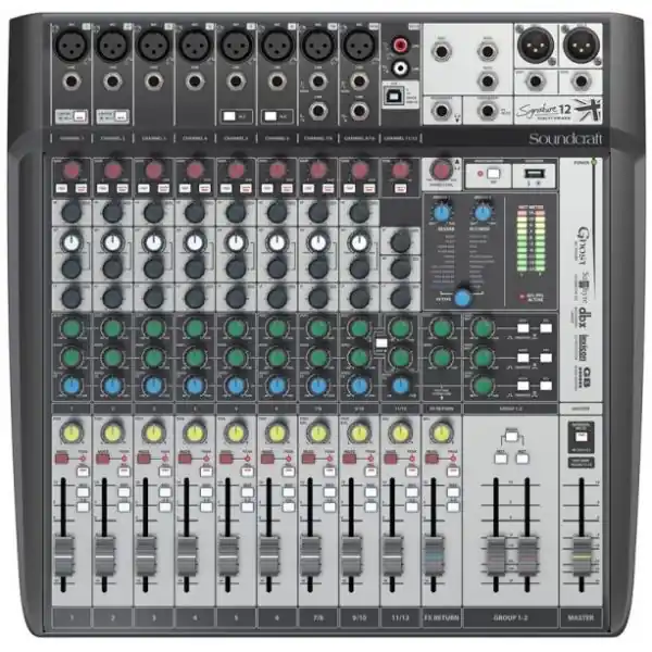 SoundcraftSIGNATURE 12 MTK Haute Qualité