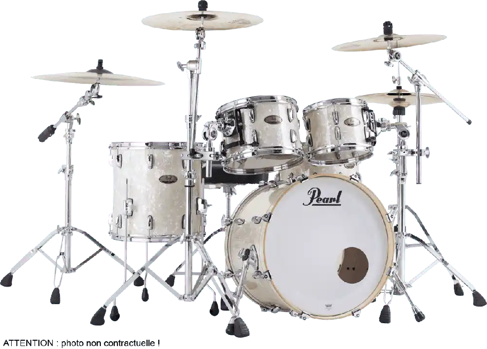 Achetez Aujourd'hui Pearl Drums Batterie Session Studio Select Fusion 20 4 fûts - nicotine white marine pearl