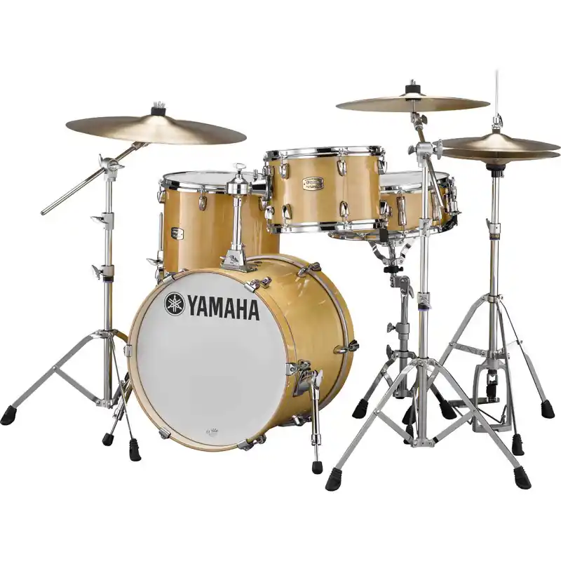 Petit Prix YAMAHA STAGE CUSTOM BOP 18‘‘/3Fûts NATURAL WOOD SANS ACCESSOIRES