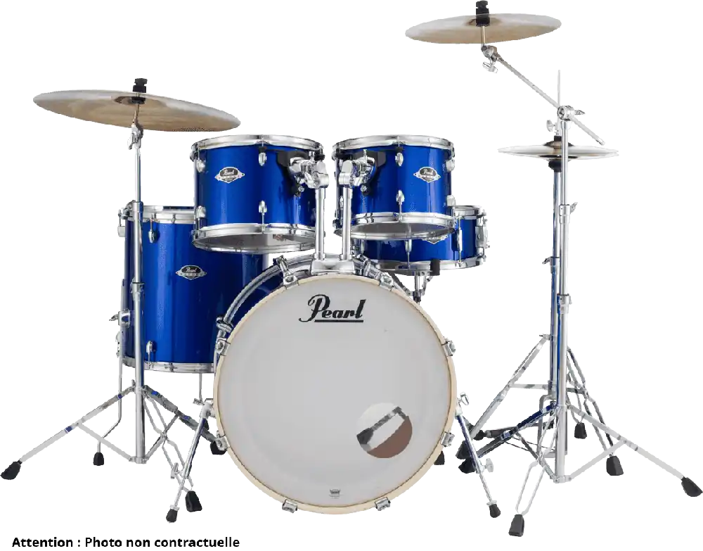 Soldes Pearl Drums Export Fusion 20‘‘ - 5 fûts - High Voltage Blue / Pack Sabian SBR 3 cymbales
