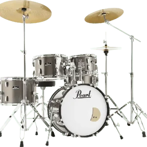 Acheter Direct Pearl Drums Roadshow Jazz 18‘‘ - 5 fûts - Bronze Metallic / Pack Sabian Solar 3 cymbales