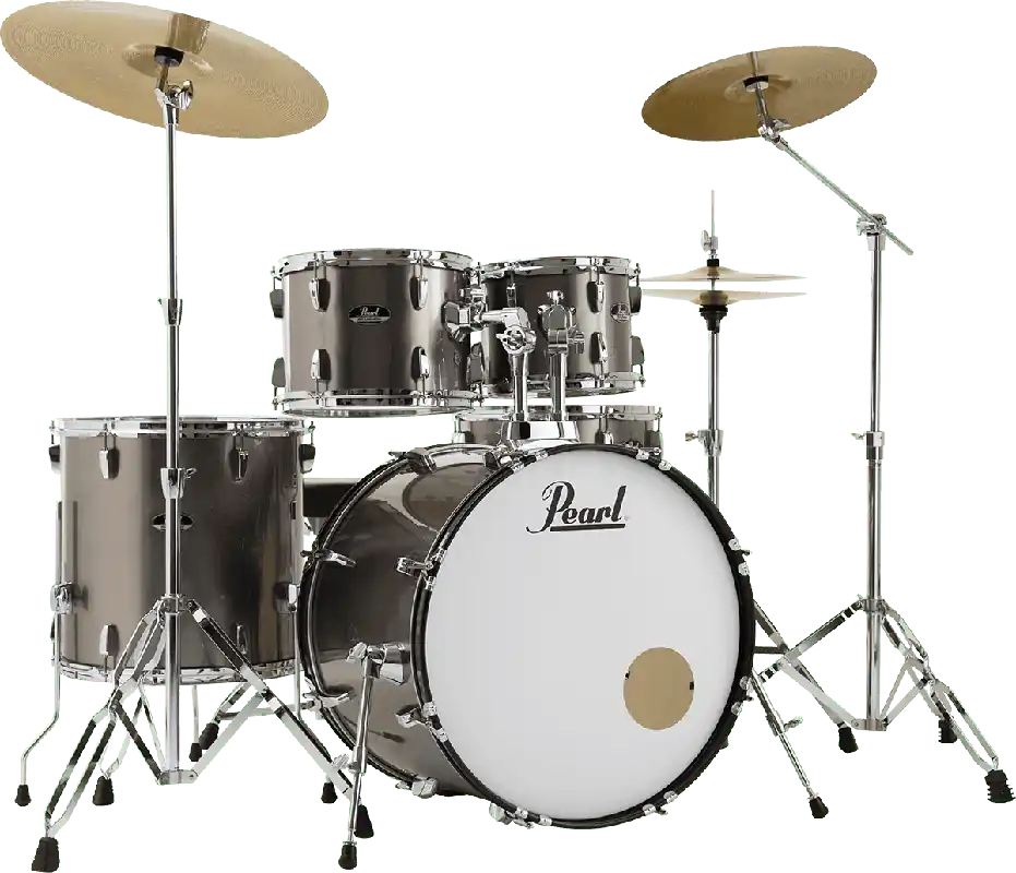 Certifié Pearl Drums Roadshow Rock 22‘‘ - 5 fûts - Bronze Metallic / Pack Sabian Solar 3 cymbales