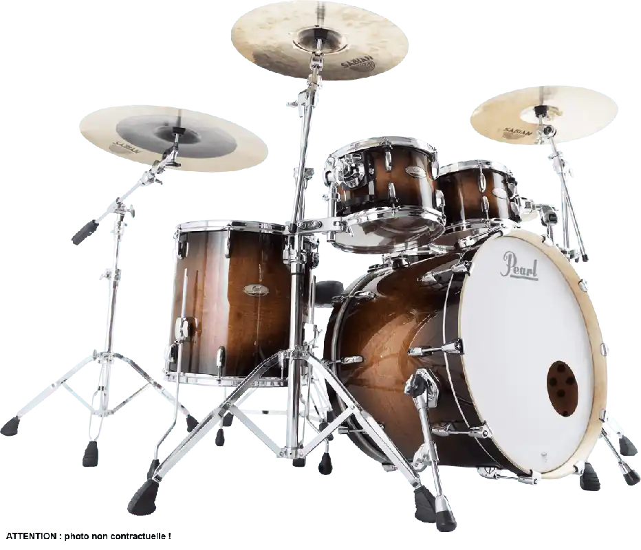 Pearl Drums Batterie Session Studio Select Rock 22" 4 fûts gloss barnwood brown Promotion Saisonnière