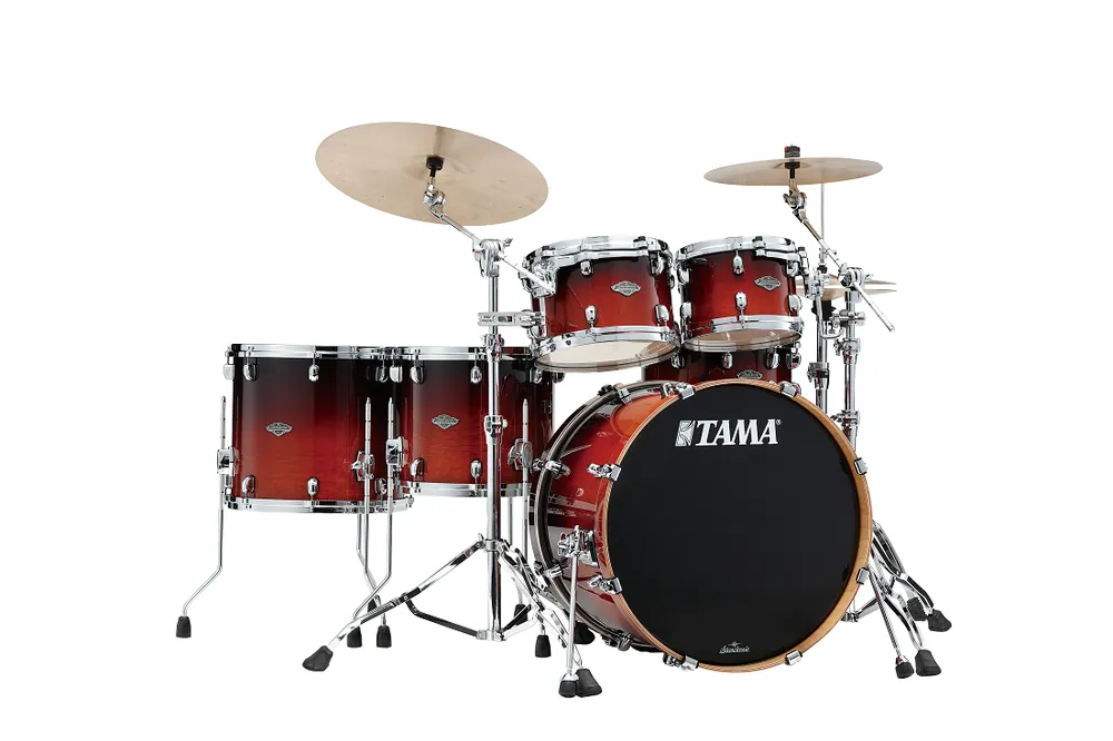 Tama STARCLASSIC PERFORMER 22‘‘/5PCS DARK CHERRY FADE Usine Directe