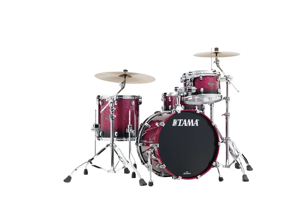 Tama STARCLASSIC WALNUT/BIRCH 20‘‘/3PCS MOLTEN DARK RASPBERRY FADE Offre Spéciale