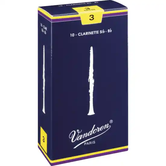Vandoren CR103 - Traditionnelles force 3 - anches clarinette Sib - boite de 10 Bon Marché